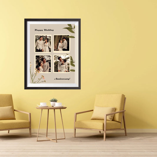happy wedding anniversary frame
