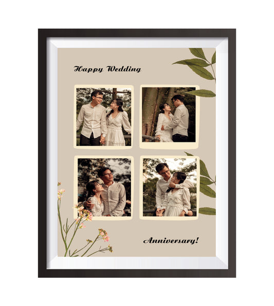 happy wedding anniversary frame
