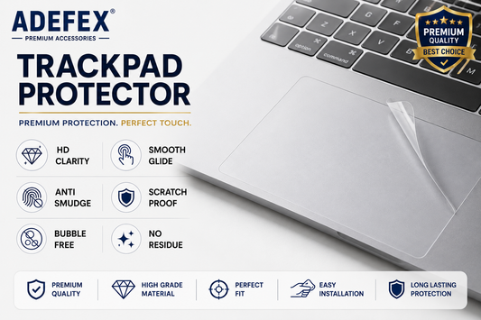 Adefex Transparent Laptop skin protector | Precision Trackpad cover | Ultra clear scratch resistant Accessory