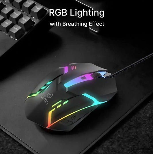 Adefex USB Wired Keyboard, Gaming Mouse with Shortcut Keys Non-Slip Mouse Pad Large | 7 Angle Adjustable Metal Laptop Stand and 4 Port USB Hub Desktop & Laptop Accessories for Office & Gaming Use