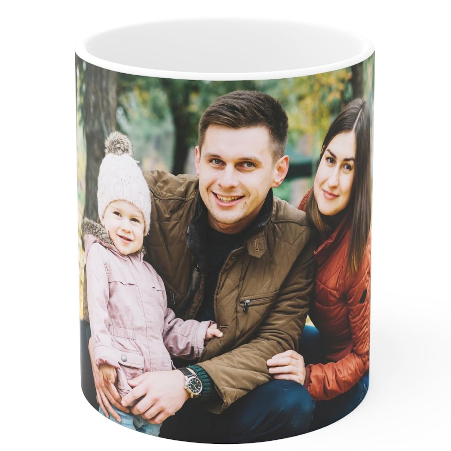 Adefex Customized|Personalized Photo on Coffee Mug|Cup for Gift - White Ceramic Mugs Name Gifts for Birthday 350 ml
