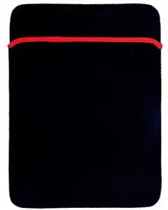 Adefex laptop Neoprene Reversible for 15.6-inches Laptop Sleeve - Black-Red