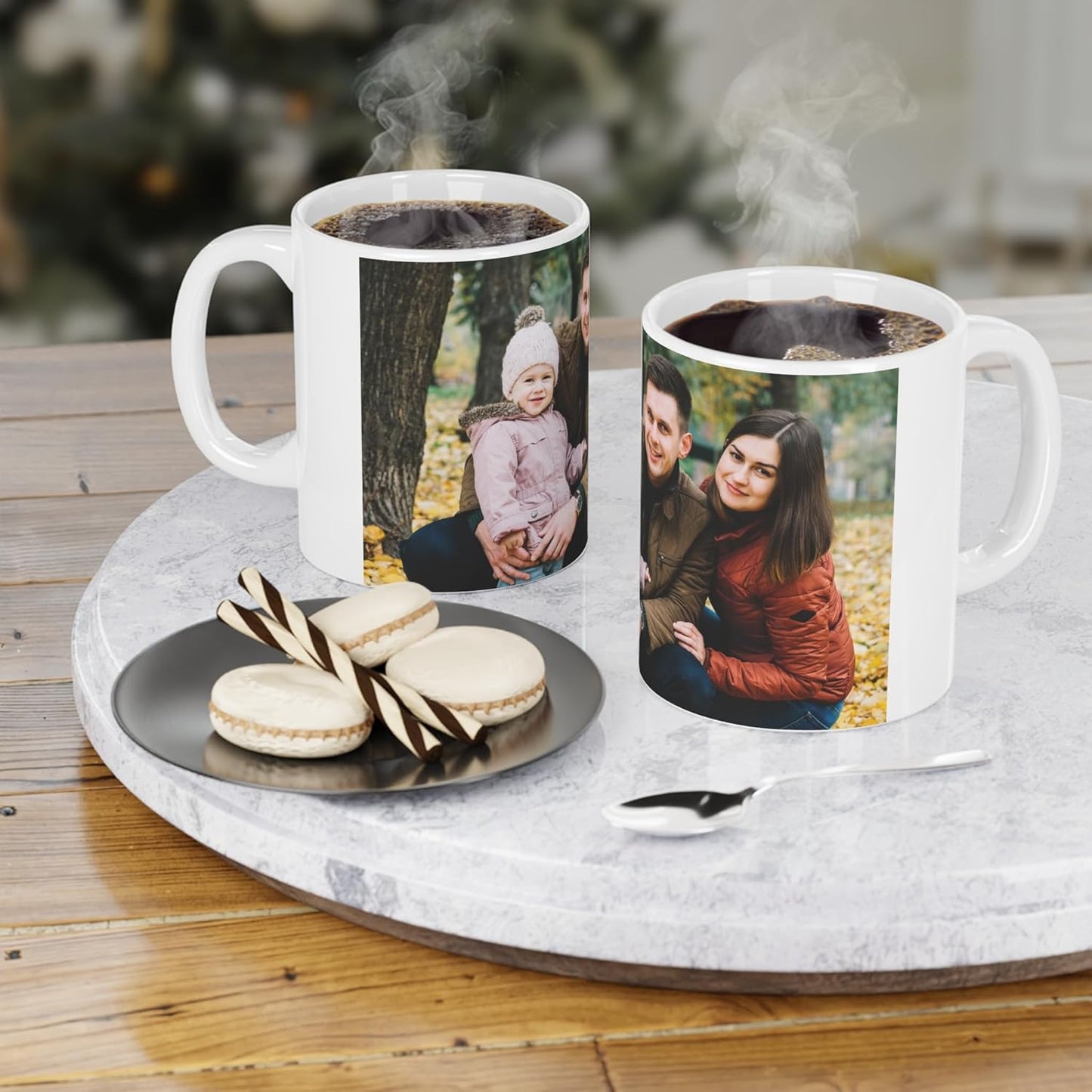 Adefex Customized|Personalized Photo on Coffee Mug|Cup for Gift - White Ceramic Mugs Name Gifts for Birthday 350 ml